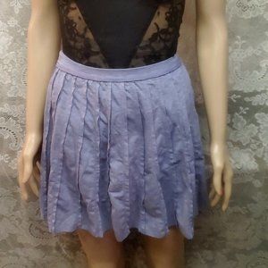 🍍5x25 Olive & Oak Cute  Indigo Miniskirt Sz. L